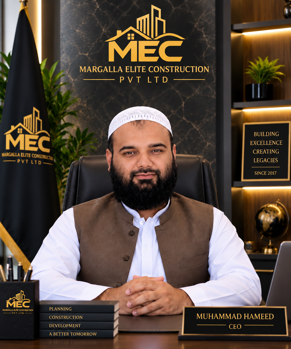 Muhammad Hameed, CEO of Margalla Elite Construction
